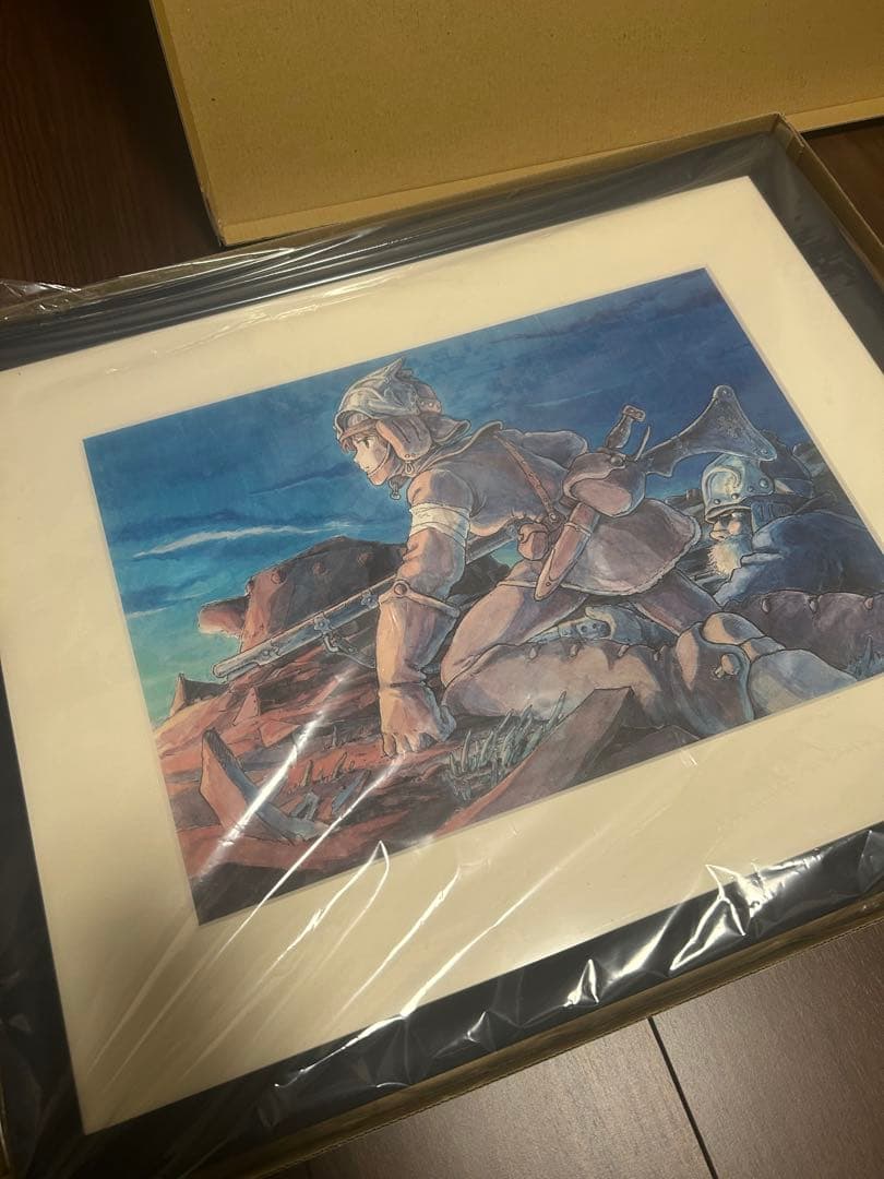 T*1様 【希少品】ジブリ 風の谷のナウシカ水彩画 複製原画 額付 Yahoo!オークション - 超レア スタジオジブリ 風の谷のナウシカ【当時