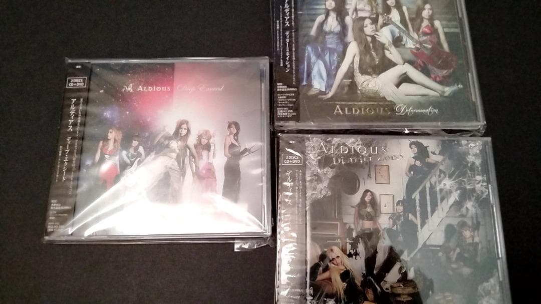 廃盤　初回生産限定盤　ALDIOUS　アルディアス　1st〜3rd　トレカ付き SALE】Aldious 1stミニアルバム『We Are』DVD付き限定盤(CD+DVD)