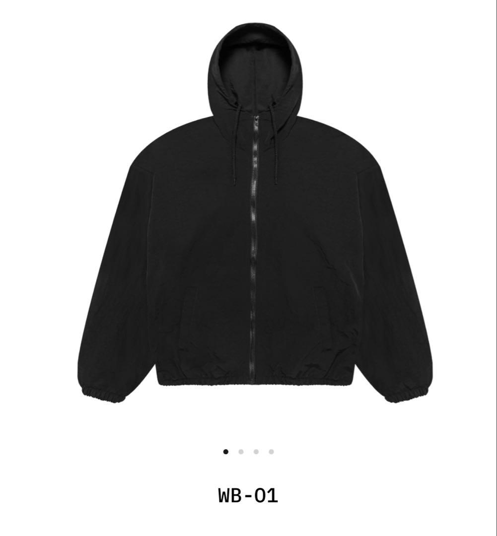 YEEZY WB-01 ブラック ナイロンジャケット YEEZY ナイロンジャケット