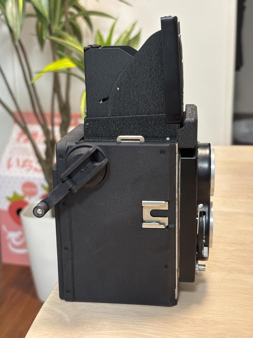 レア改造】二眼レフ × チェキ 手回しインスタントカメラ プロ仕様高