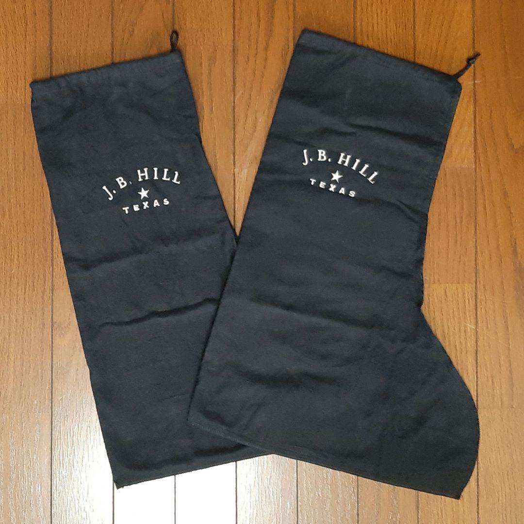 新春セール❗【アメリカ製】J.B.HILL ウエスタンブーツ 黒 おまけ付き