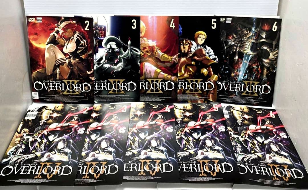新品ケース収納 オーバーロード 1期+2期+3期+4期+劇場版 27巻 DVD