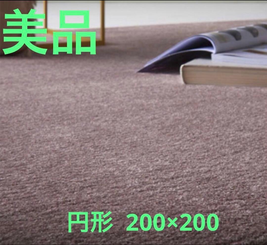 ラグマット 円形 200×200 日本製 ラグ ラグマット カーペット 円形 200×200 おしゃれ 春 夏 オール