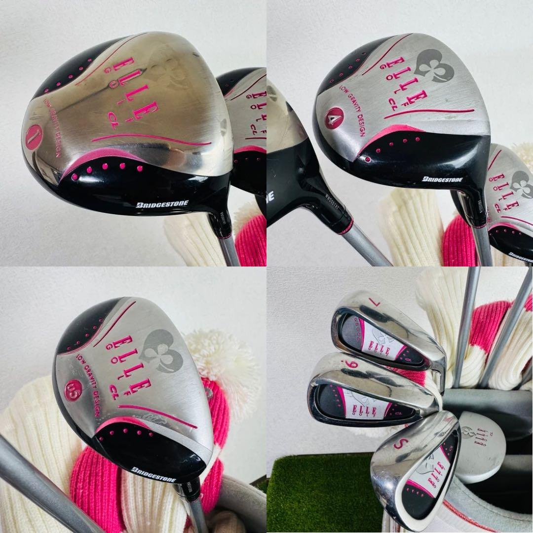 初心者女性向け】ELLE GOLF CL レディース ゴルフクラブセット-総額 激安