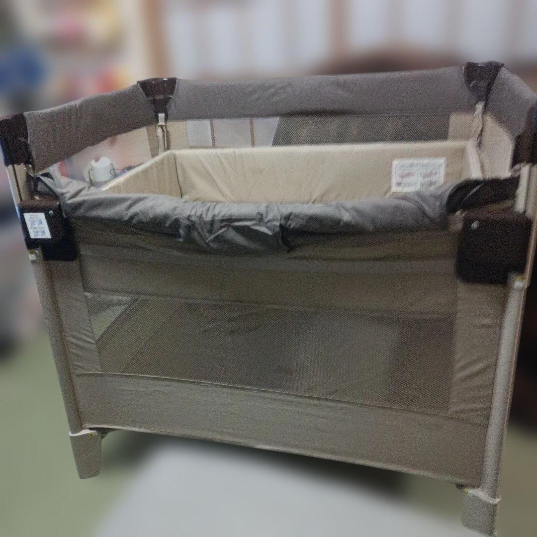 Apricaアップリカ ココネルエアー ベビーベッド ココアブラウン - メルカリ