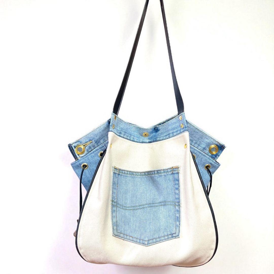 ラフスタイル BIGtotebag／canvas × denim