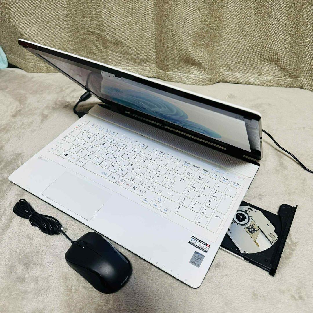 S289 NECノートパソコンWEBカメラSSD高速Windows11オフィス付 - メルカリ