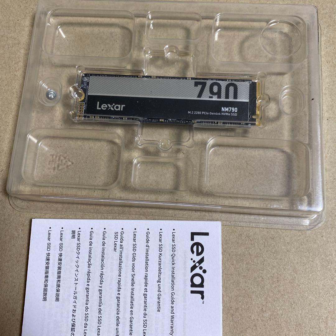 内蔵型SSD Lexar NM790 SSD 2TB Amazon.co.jp: Lexar 2TB NM790 SSD PCIe Gen4 NVMe M.2 2280 内蔵