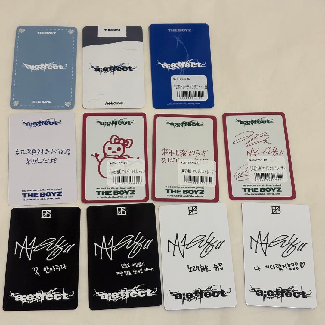 THEBOYZ ドボイズ ニュー a;effect トレカ - メルカリ