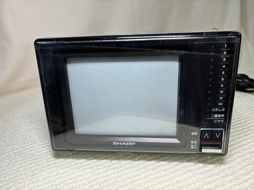 ビンテージ品】SHARP カラーテレビジョンCT-6003 1983年製 - メルカリ