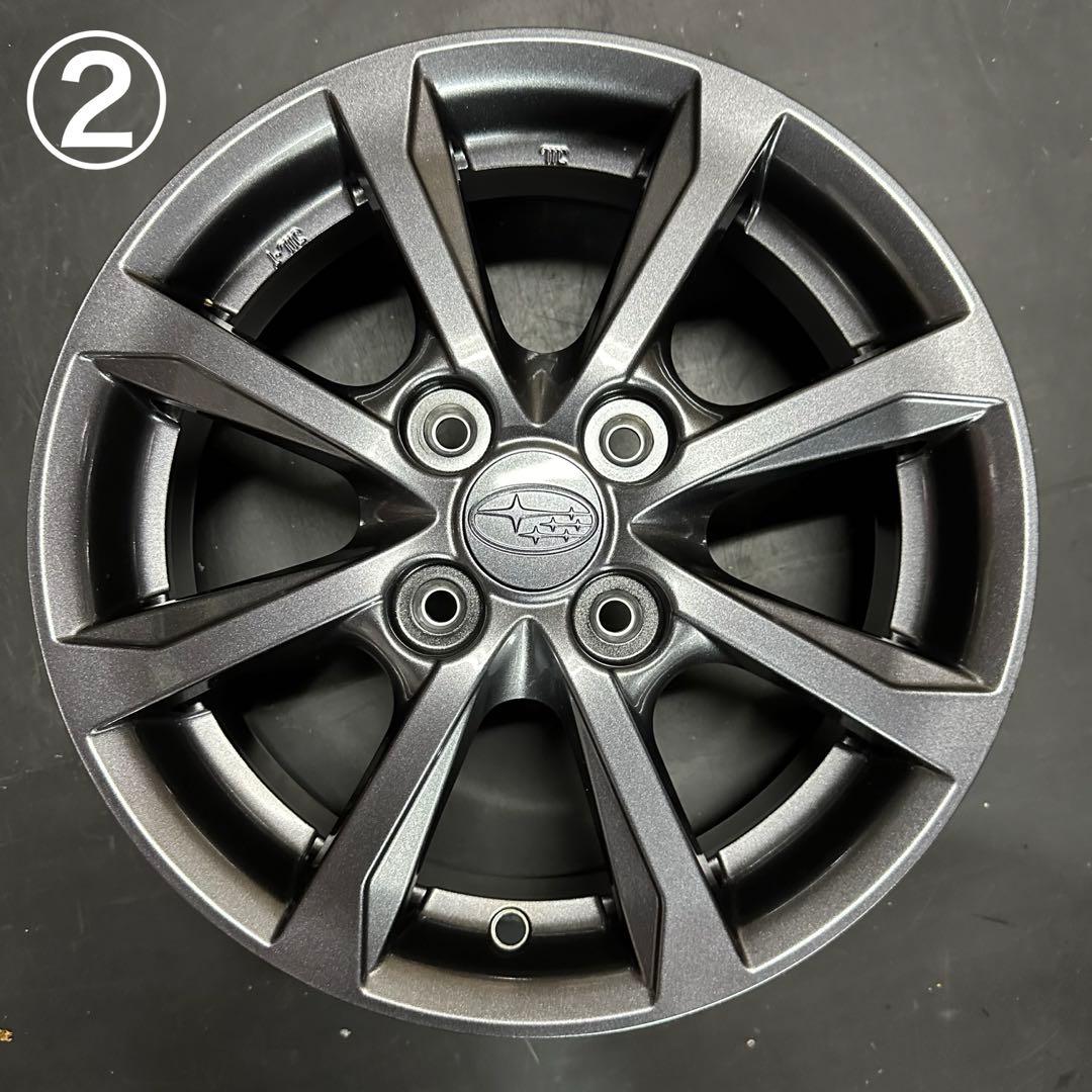 14インチ 4本 スバル シフォントライ 純正ホイール 新車外し - メルカリ
