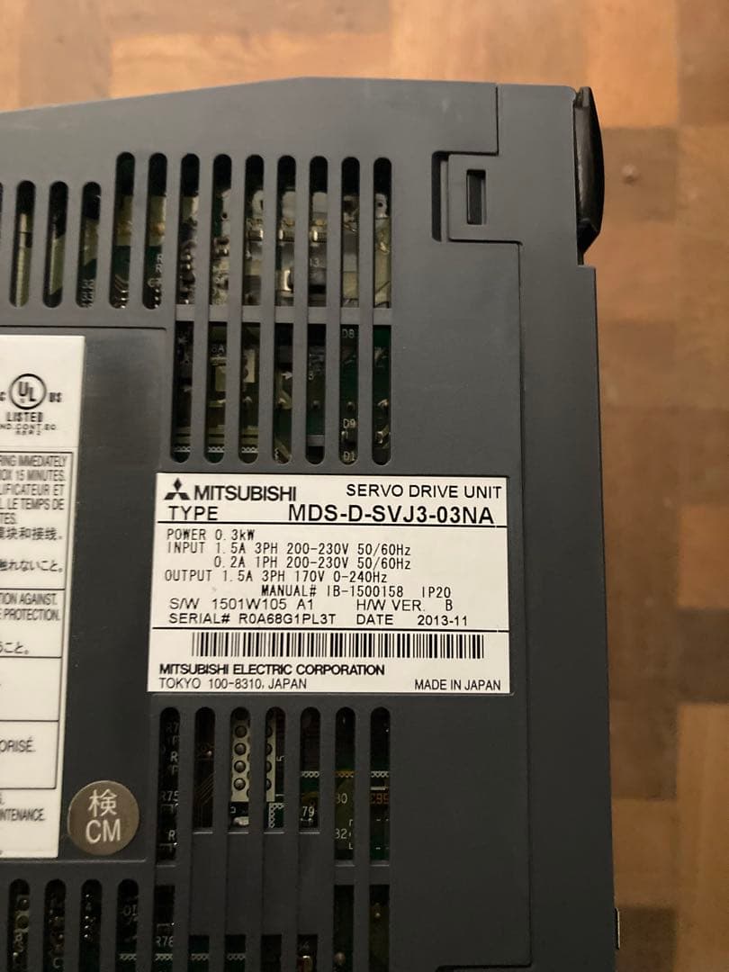 MITSUBISHI サーボドライブユニット MDS-D-SVJ3-03NA - メルカリ
