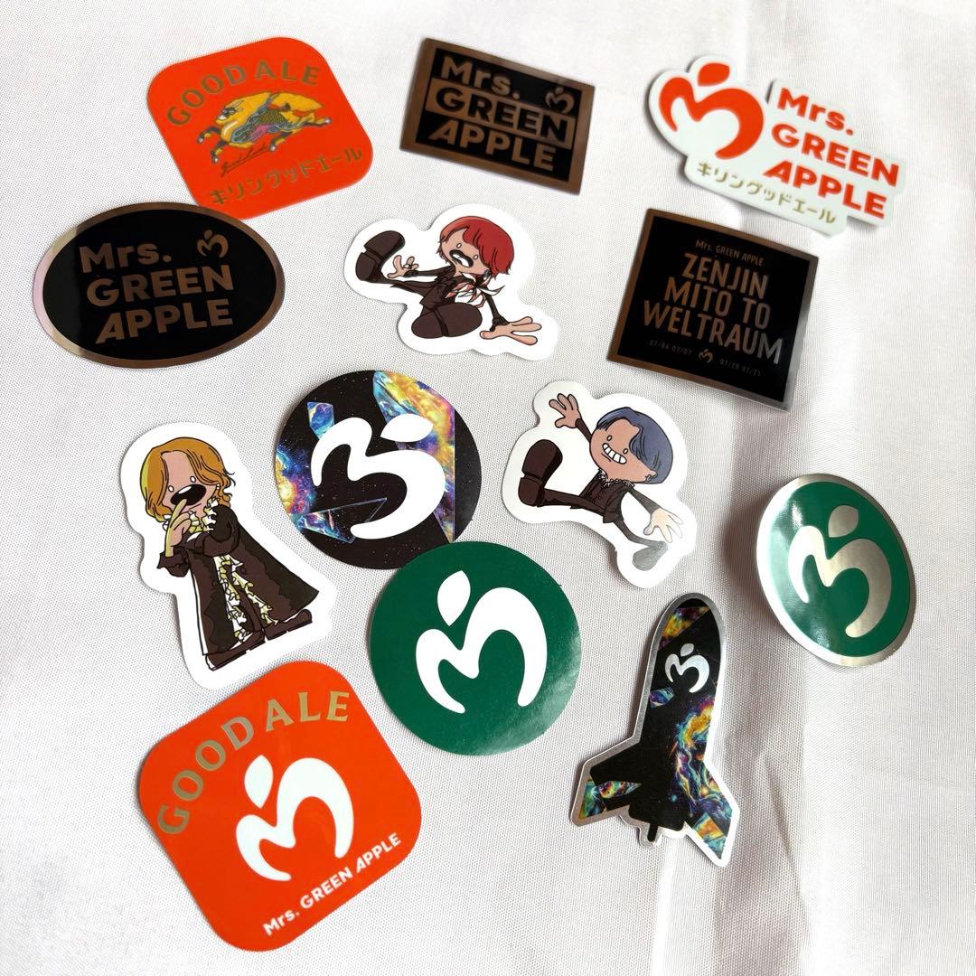 Mrs. GREEN APPLE ステッカーセット - メルカリ