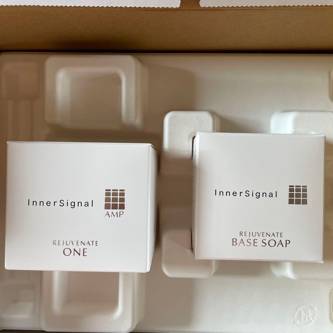 インナーシグナルリジュブネイトワンオールインワンゲル状クリーム50gソープ付き innersignalone.jpg