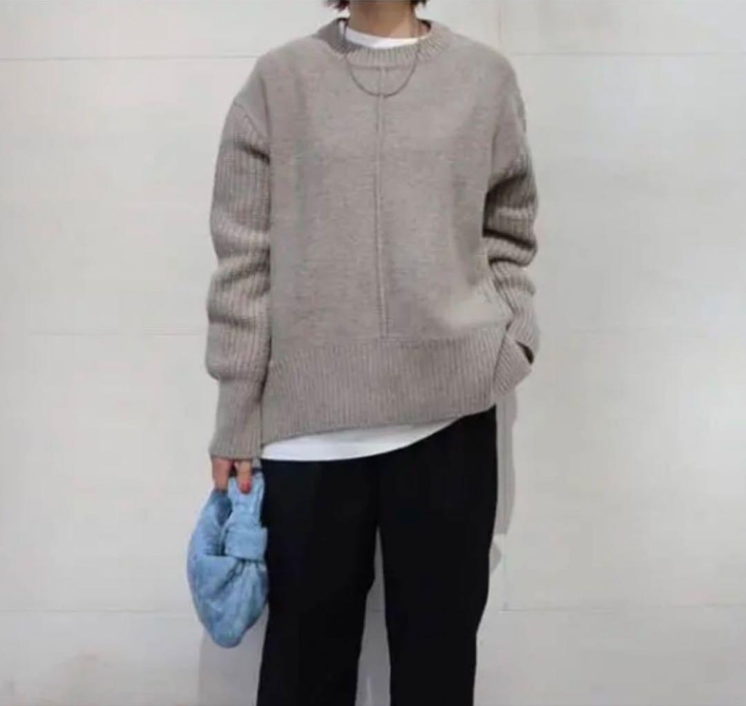 ✨美品✨ MACHATT✨マチャット 3Dアゼットニットプルオーバー 日本製