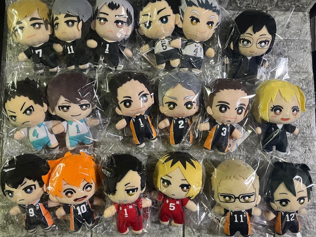 ハイキュー‼︎ ともぬい コンプ セット 18種 烏野 稲荷崎 青葉城西 梟谷 m99123956889_1.jpg?1718434693