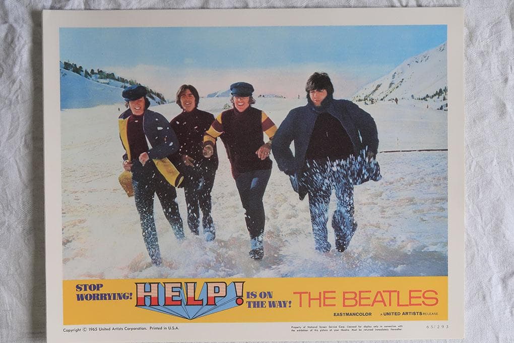 ビートルズ HELP! 4人はアイドル スチールプリント 8枚セット - メルカリ
