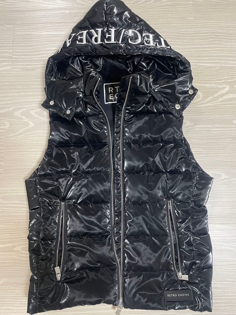 アダムスジャグラー　ダウンベスト　ジャケット adamsJUGGLER（アダムスジャグラー） ダウンベスト ベスト RTEGバック