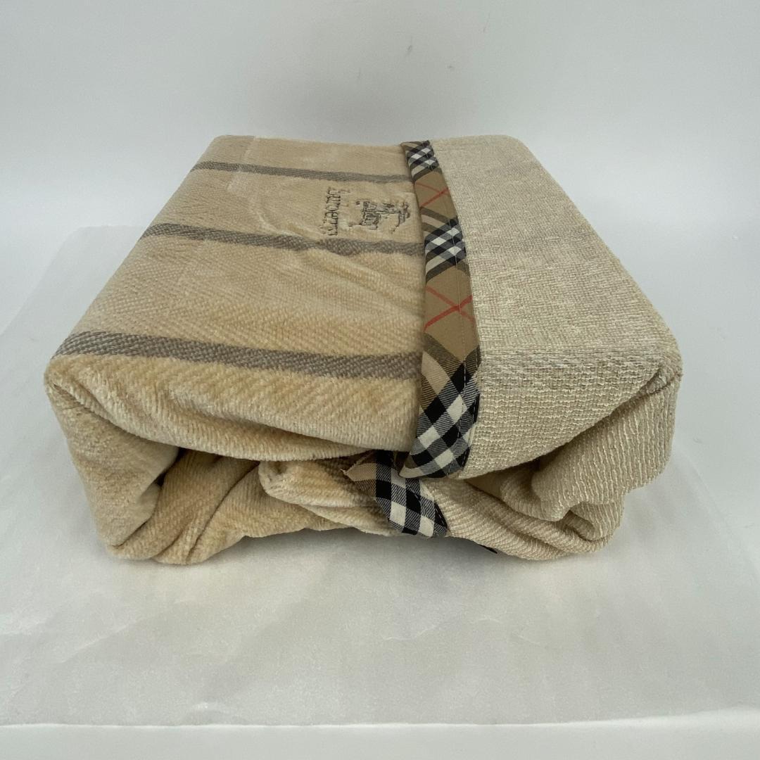 新品未使用】BURBERRY バーバリー 2way 綿毛布 パイルブランケット