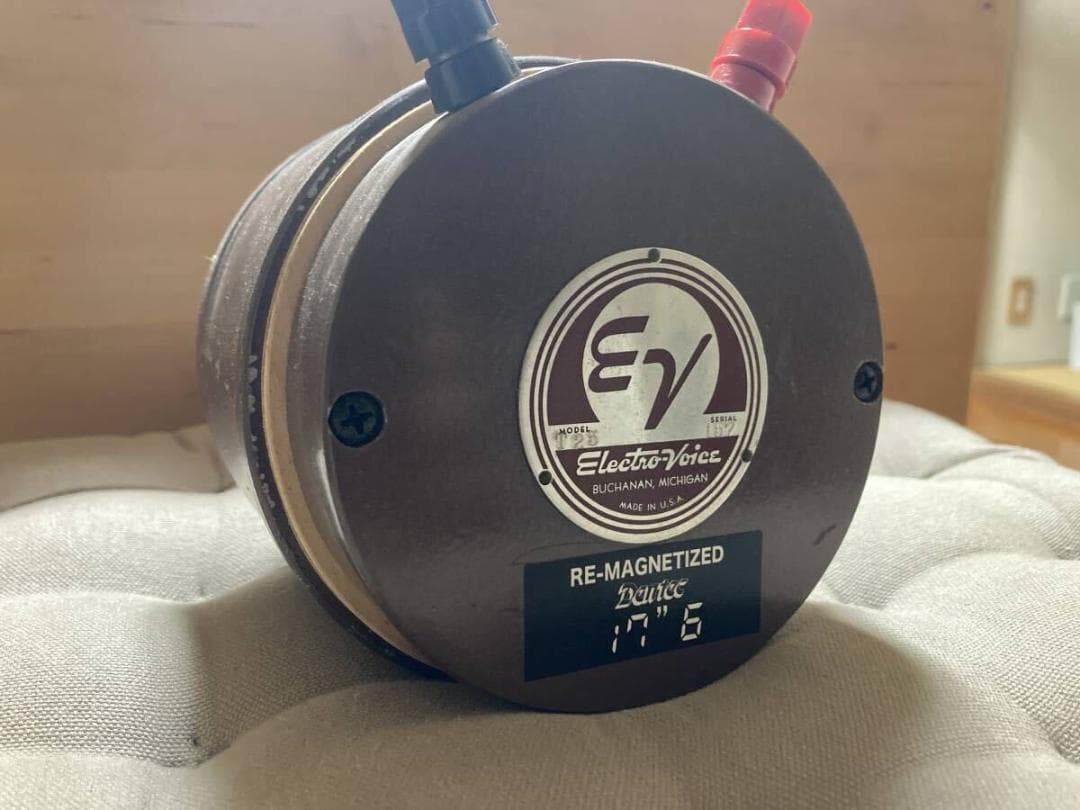 最初期 エレクトロボイス ELECTRO VIOCE T25 サウンドデン再着磁