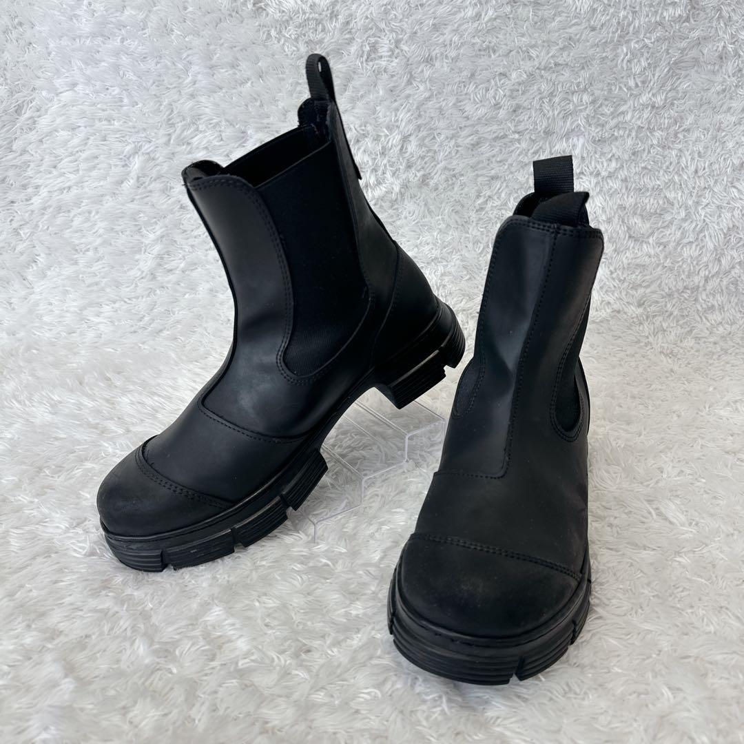 【良品】GANNI ラバーサイドゴアブーツ 39 GANNI CALF LEATHER CHELSEA BOOTS, BLACK SIZE 39 | eBay