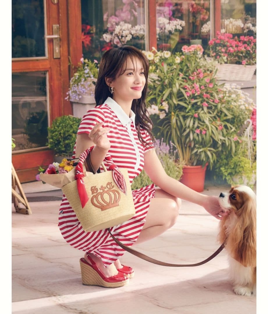 St.Christopher 王冠デザインかごバッグ St Christopher www.cosaga.com