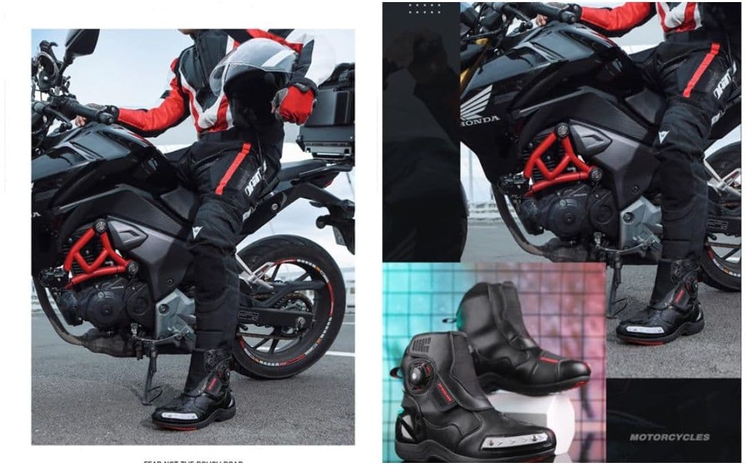 新品 JG WOLVES ハイカットバイクブーツ 26.5 ブラック】 - メルカリ