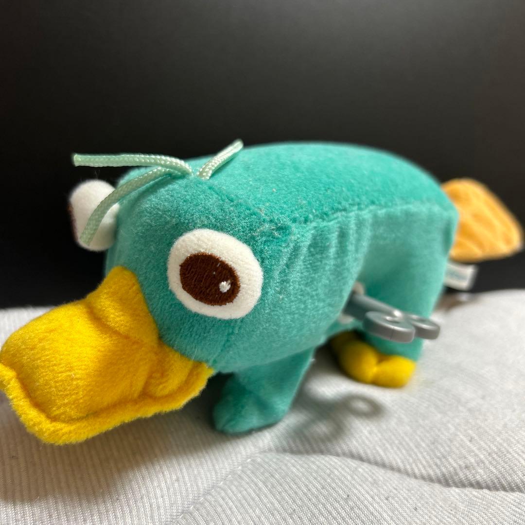 美品フィニアスとファーブ カモノハシペリー ぬいぐるみ ペリー かもの