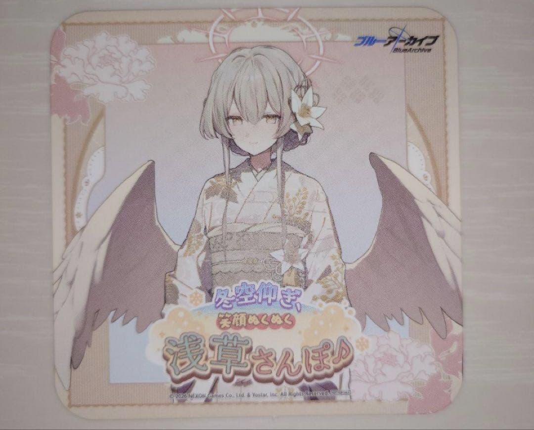 ブルアカ カフェ 桐藤ナギサ コースター 浅草さんぽ ブルーアーカイブ