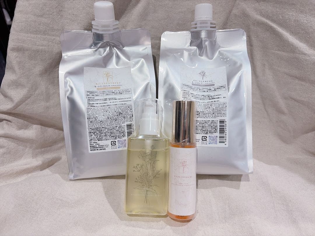 kii キーシャンプートリートメント1000mlオイル　ポーションセット　サボン Kii シャンプー＆トリートメントセット（サボン/アールグレイ） | Kii