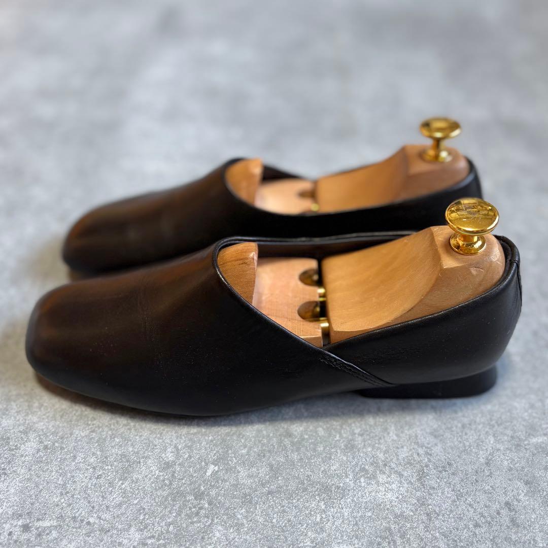 【美品】CAMPER カンペール レザー フラット パンプス 23.5cm 黒