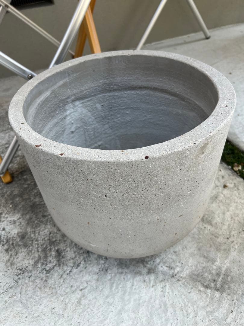 無印良品】セメント鉢 セメント鉢カバー 11号 - メルカリ
