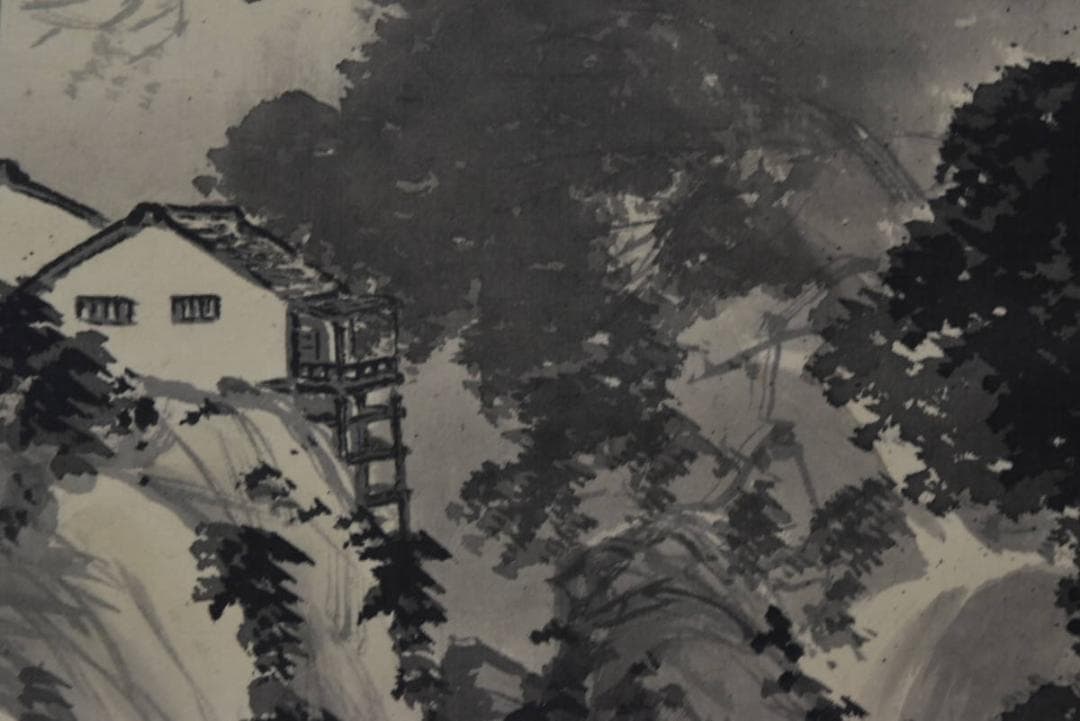 【真作】森公挙/山家渓谷図/山水図/掛軸/名家伝来/AA-48 森 公挙｜新・古美術 高美堂（こうびどう）｜掛軸販売・通販・買取