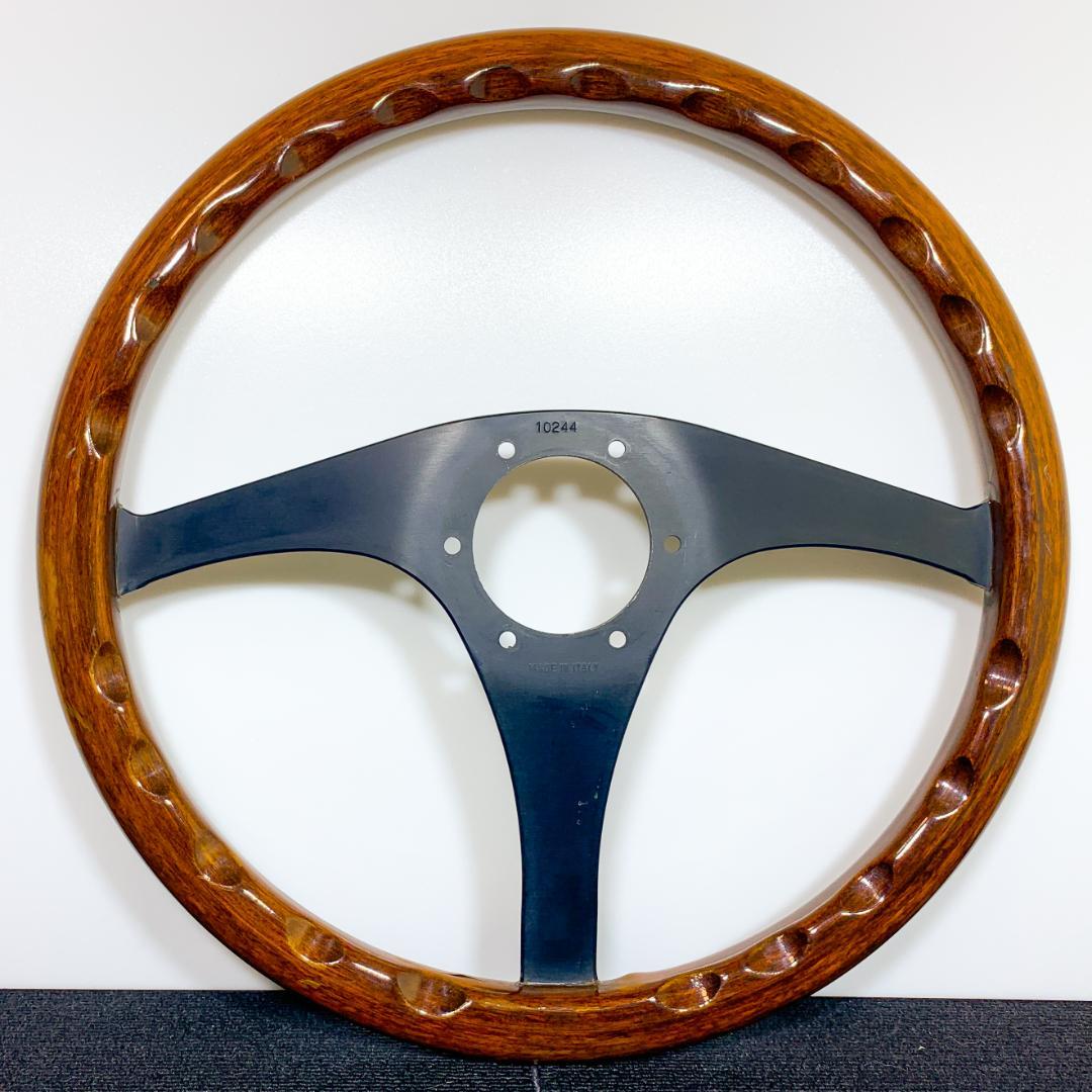 ナルディ 2000タイプ2 ウッドステアリング 36.5φ 新品ホーンボタン付