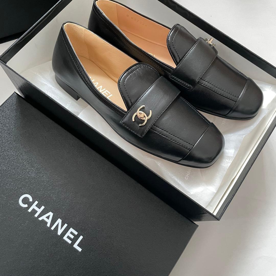 新品未使用】CHANEL シャネル ローファー 37 24.0cm - メルカリ