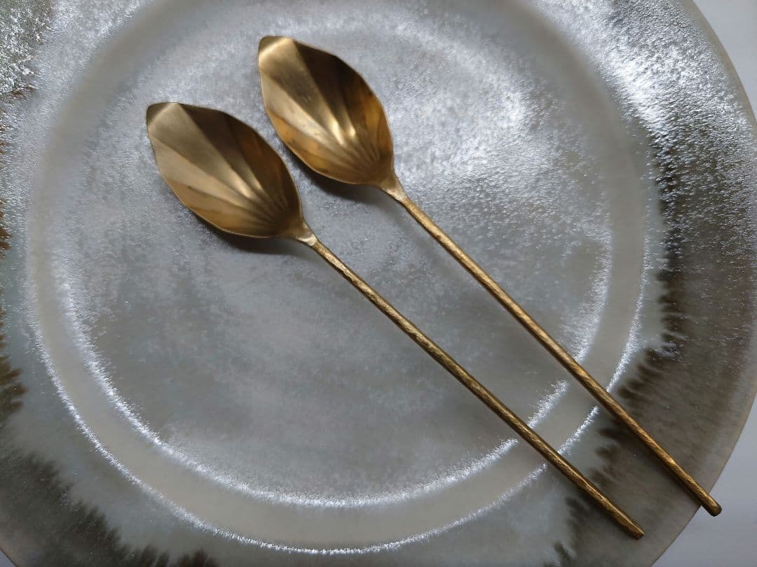 日渓美佐江【Misae Nikkei】真鍮スプーン2個セット