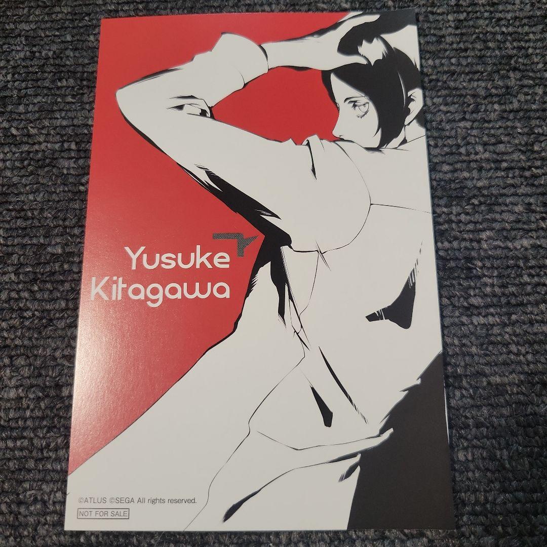 ペルソナ5 マニアクス 購入特典 イラストカード ポストカード 喜多川