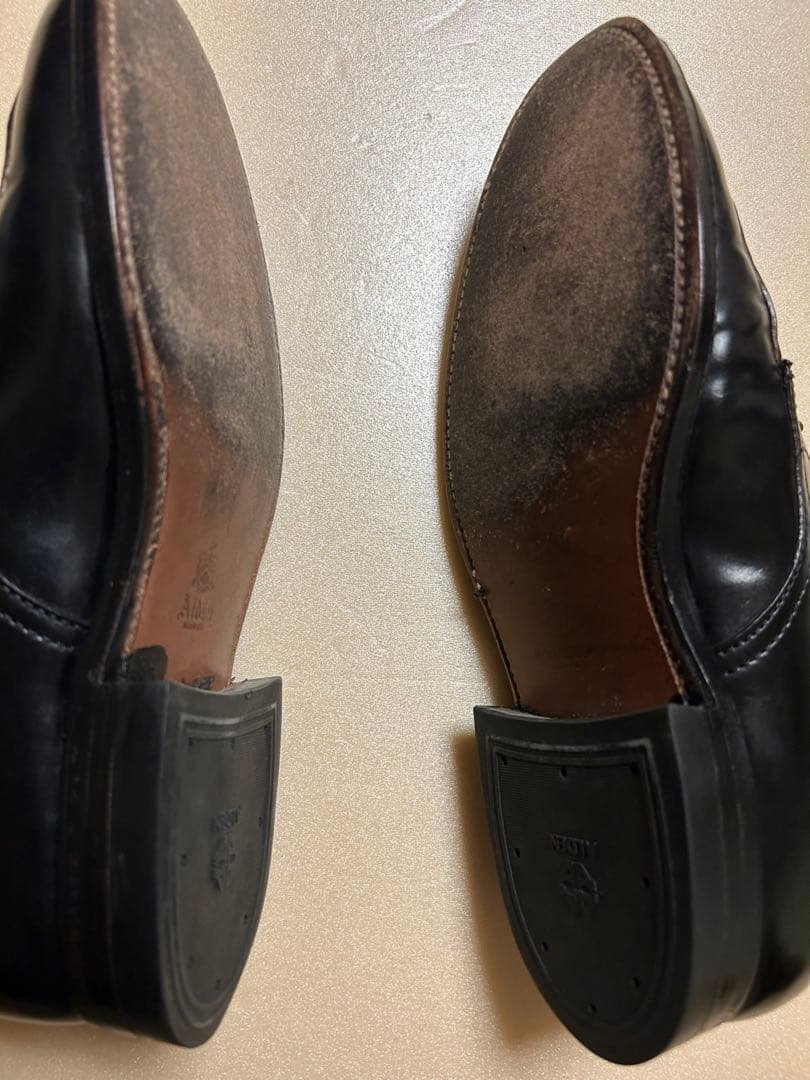 m*b様 【純正ツリー付き】Alden コードバン ブラック Vチップ6.5