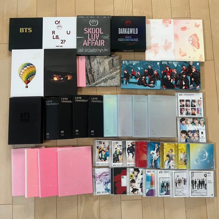 BTS bts アルバム シーグリ サマパケ ペンライト うちわ トレカ セット