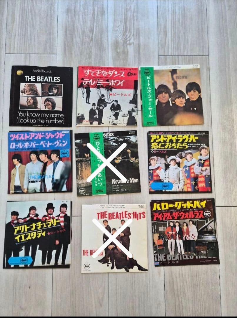 THE BEATLES×ジョージ・ハリスン　レコードセット　シングル Yahoo!オークション - ジョージハリスン 国内盤 シングル レコード セ