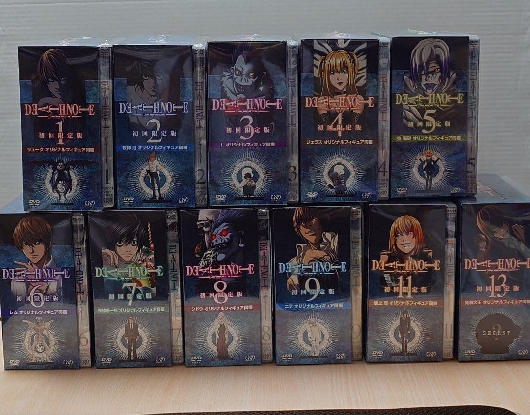 【新品未開封】DEATH NOTE デスノート フィギュア付 DVD Amazon | 未開封 DEATH NOTE デスノート DVD初回限定版 同梱特典