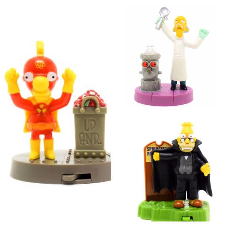 シンプソンズ バーガーキング ミールトイ7点セット - メルカリ