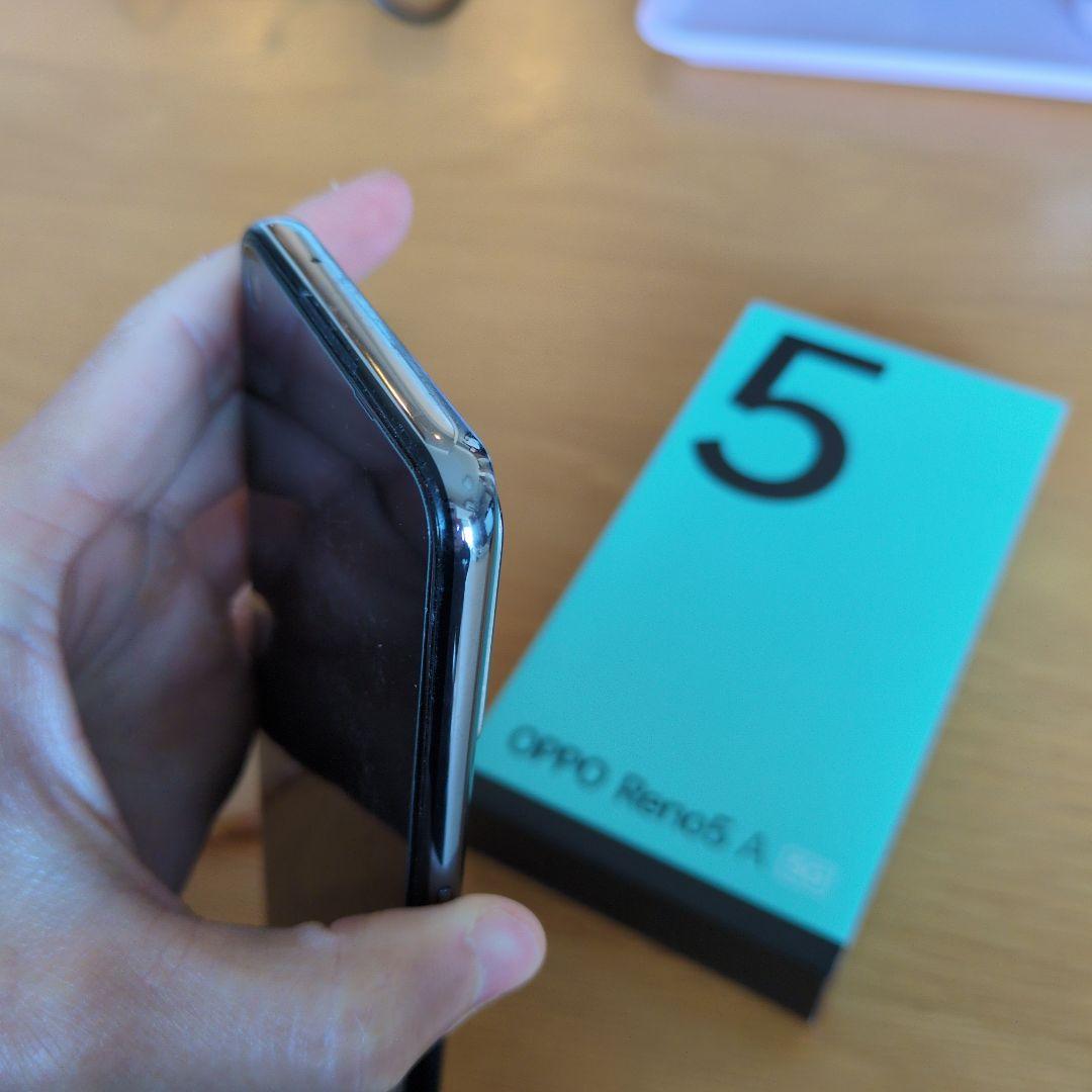 OPPO Reno5 A 5G 本体 画面保護フィルム クリアケース付きの通販はau
