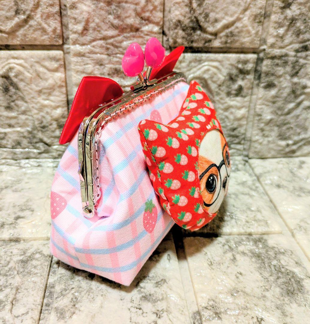 コヤンイサムチョン がま口ポーチ あんこちゃん ハンドメイド - メルカリ