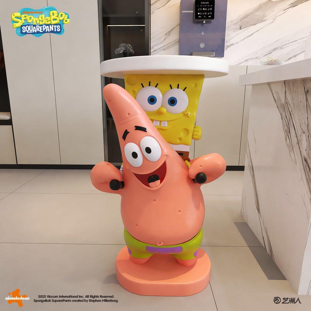 スポンジボブ イカルゴ パトリック君 特大インテリア フィギュア 置き物