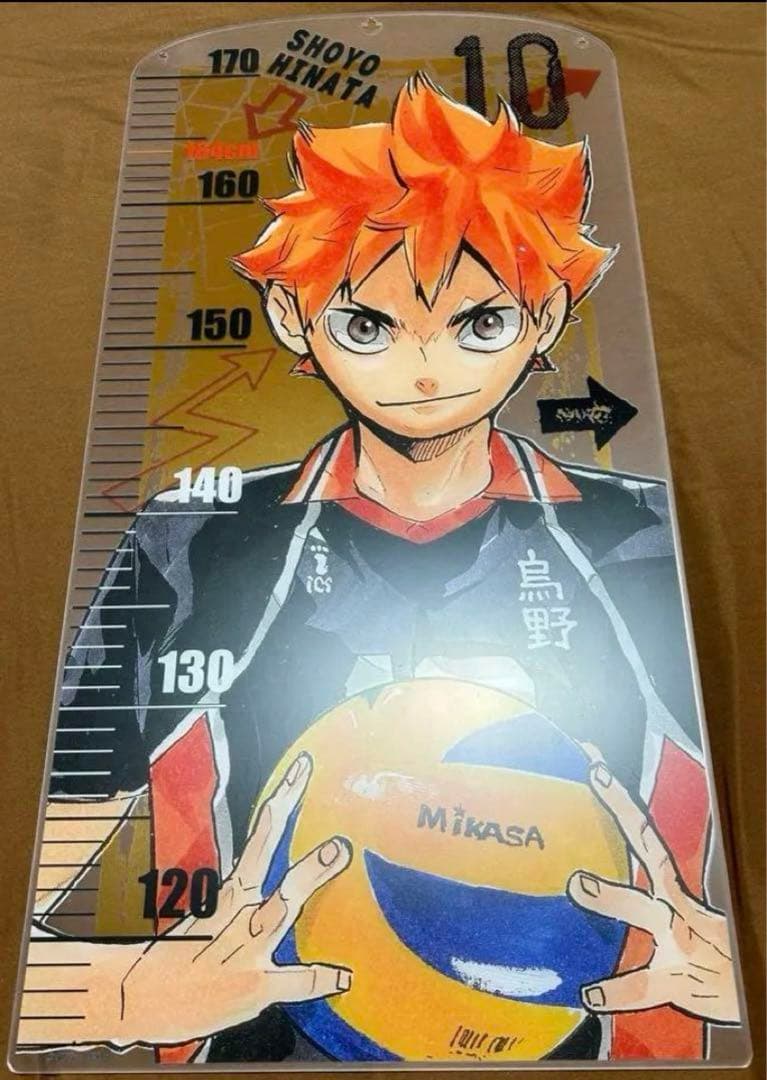 ハイキュー！！アクリル等身大 身長計 日向 ジャンプショップ受注生産