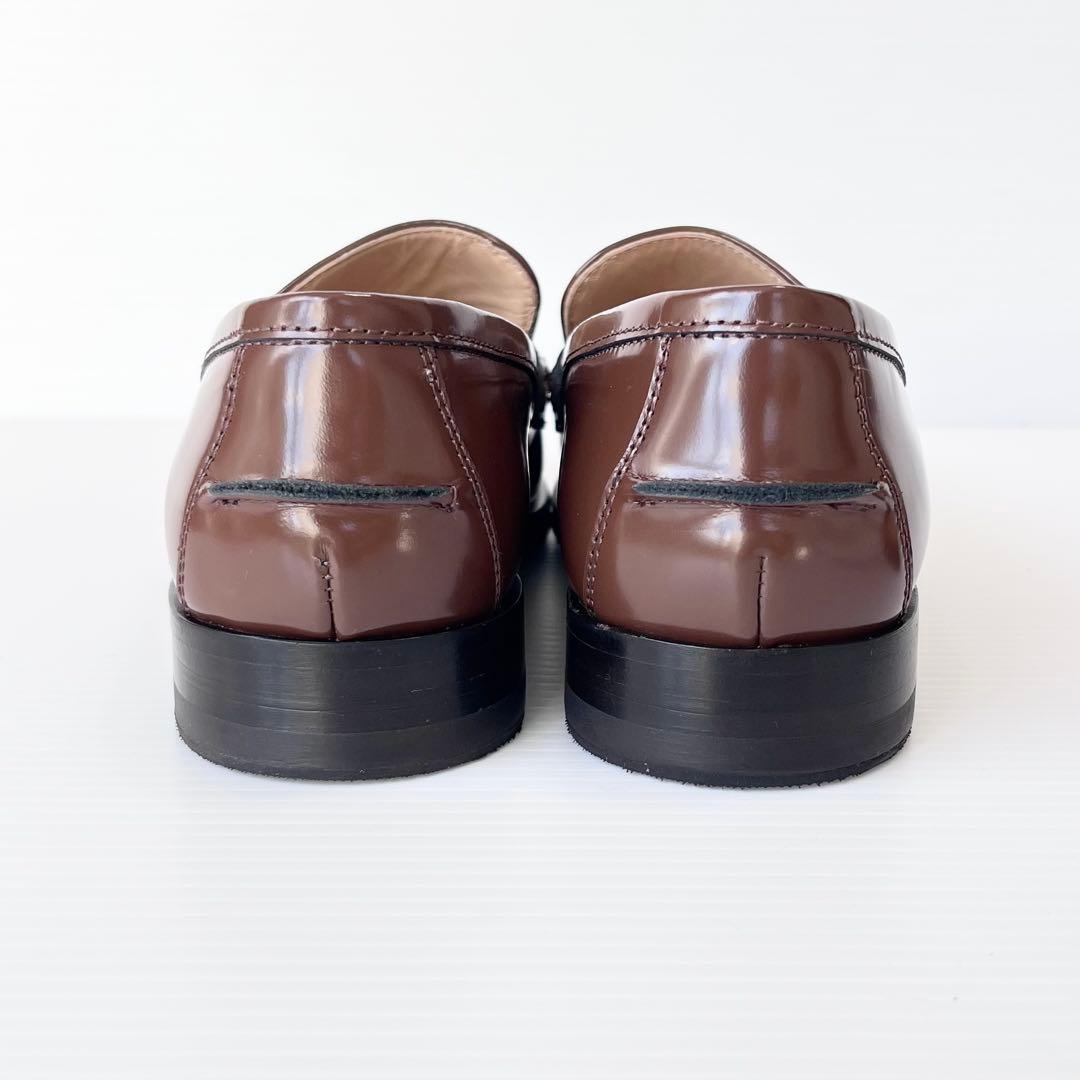 極美品✨ セルジオロッシ SR NORA ローファー ブラウン バックル 23