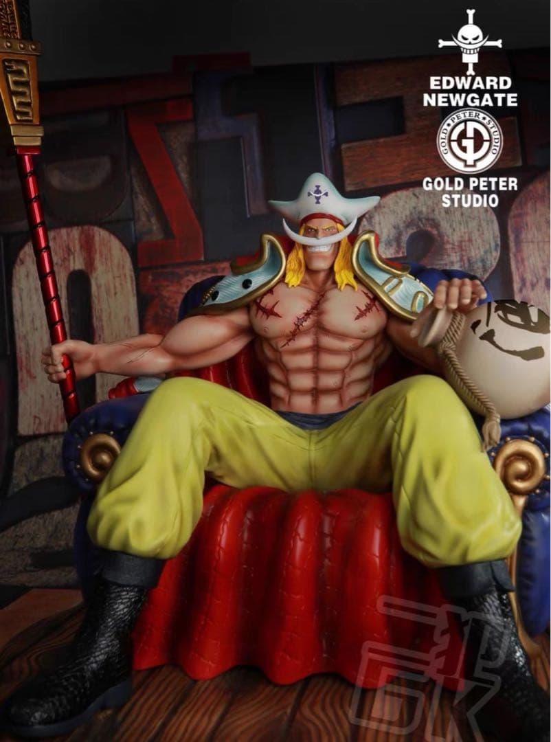 ワンピース  GPS -STUDIO  エドワード·ニユーゲート フィギュア