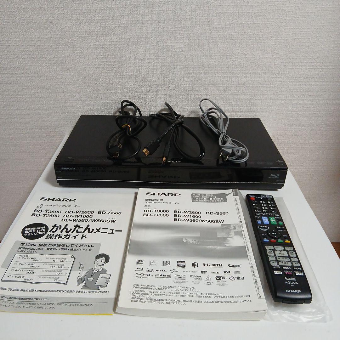 SHARP AQUOS BD-S560 ブルーレイディスクレコーダー AQUOS 【正規ルート商品】【あすつく】シャープAQUOSブルーレイ
