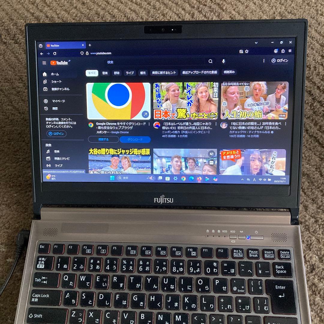 ☆富士通 LIFEBOOK 最新Win11Pro Core i3/高速SSD